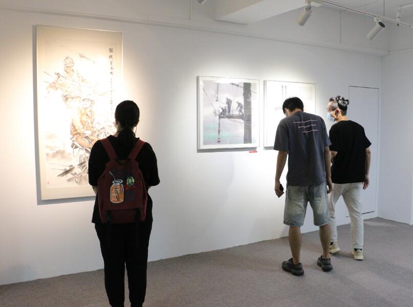 广东广州供电局等单位主办的“新时代之光”艺术展亮相广州画院