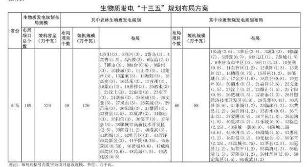 山东十三五可再生能源发展:风电光伏生物质齐发