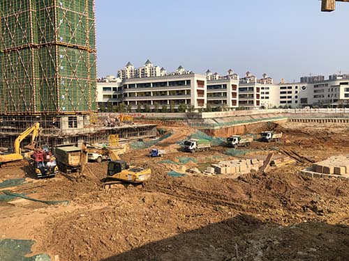 中国安能第二工程局湖畔学苑项目部“战疫情，抓复工”