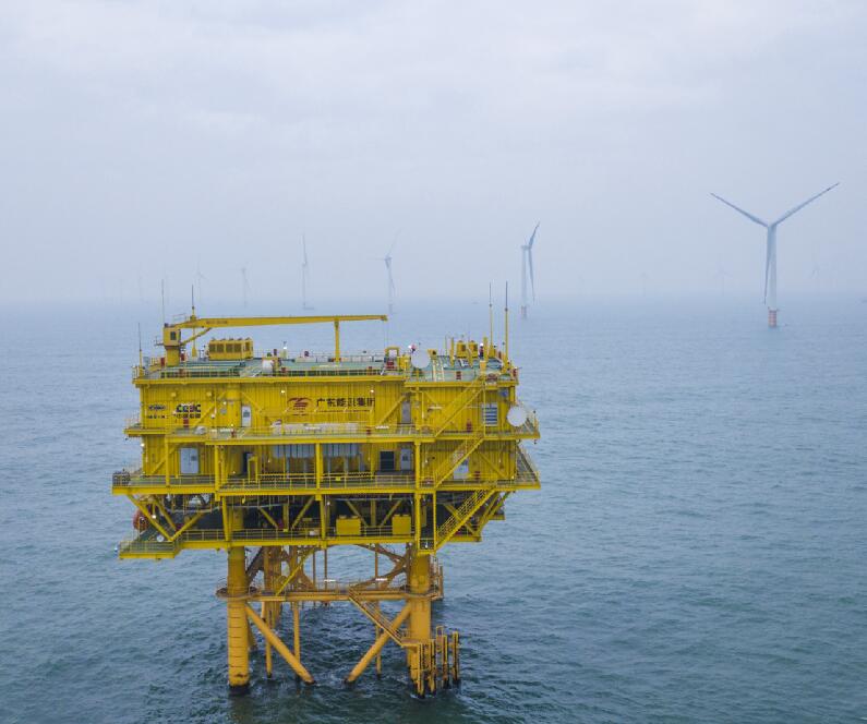 粤港澳大湾区建设规模最大的海上风电场全容量并网投产