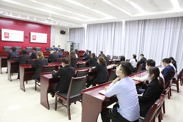 大唐蒙中事业部开展2021年度第一期法律知识培训
