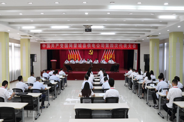 国网蒙城县供电公司圆满完成“两委”换届选举工作