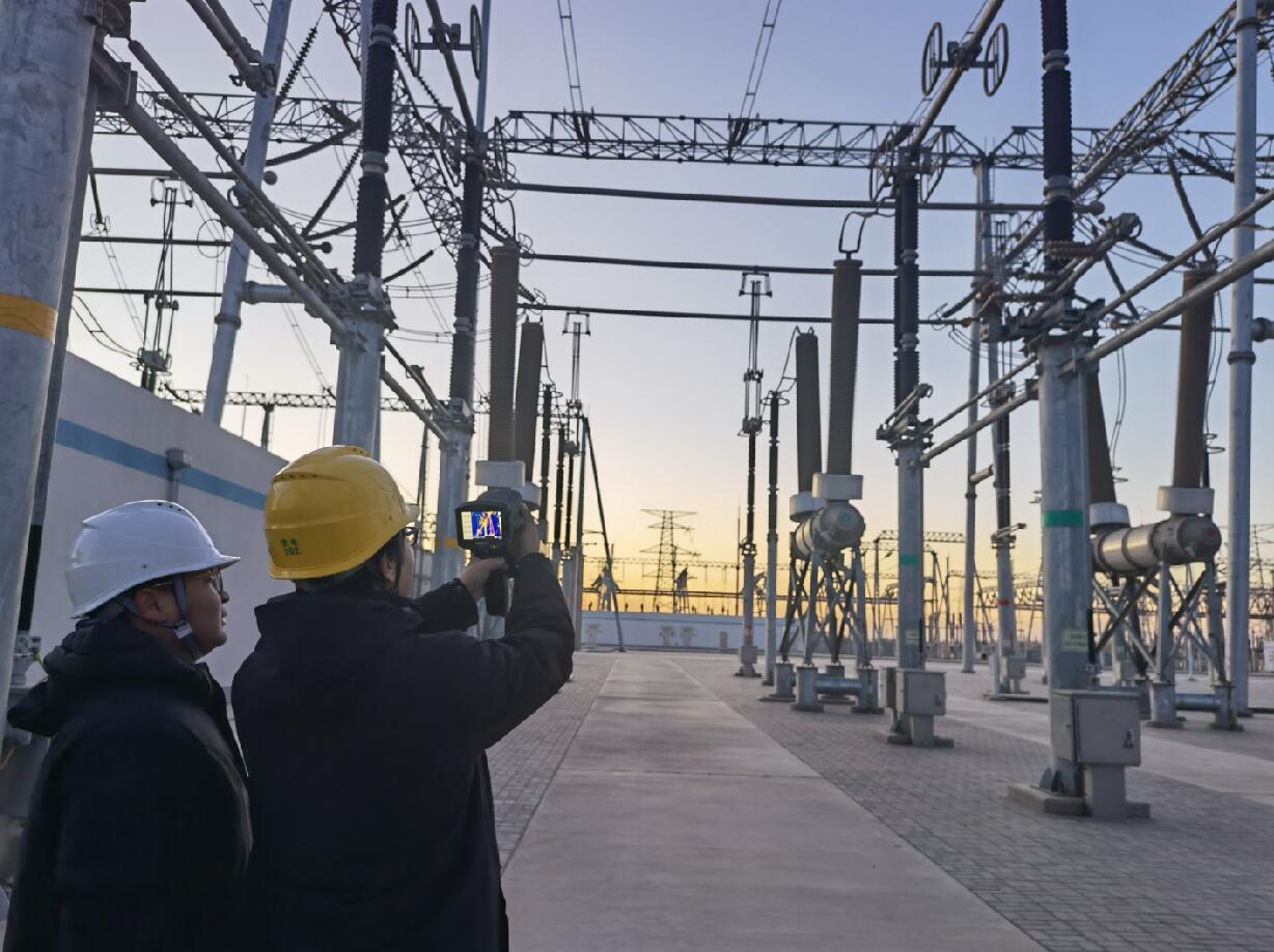 乌海超高压供电公司全力以赴做好元旦保电工作