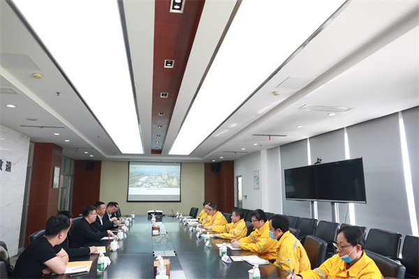 国源矿业领导至南京化学工业园热电有限公司调研指导工作
