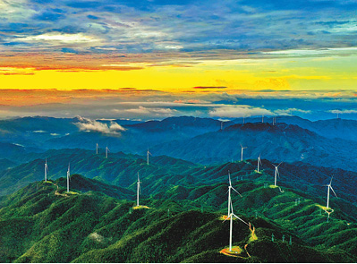 江西省全南县：高山风叶转 绿电源源来