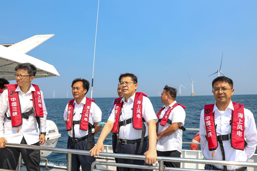 韩君赴广东阳江、福建福州调研三峡集团海上风电项目