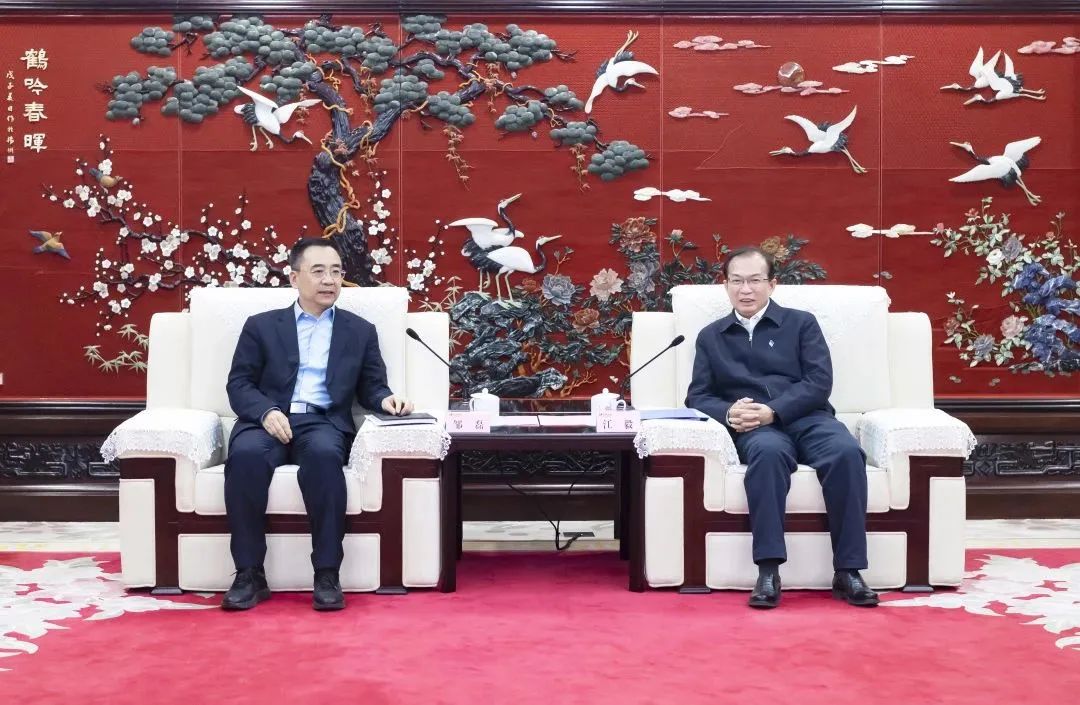 邹磊、刘明胜拜访中国华电董事长江毅、总经理叶向东