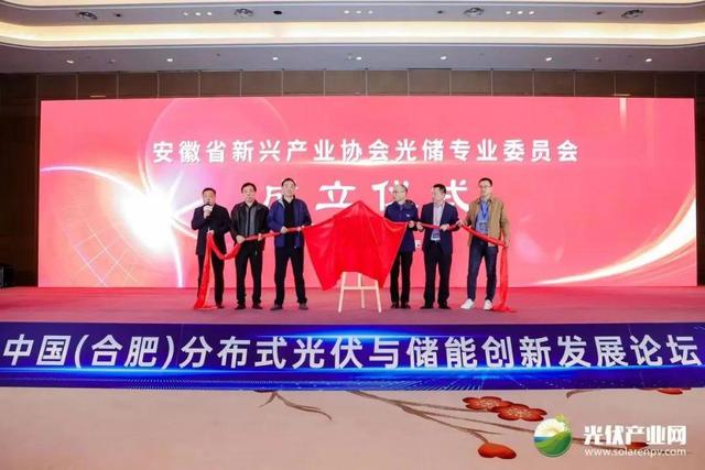 “安徽省新兴产业协会光储专业委员会”成立仪式在合肥举行